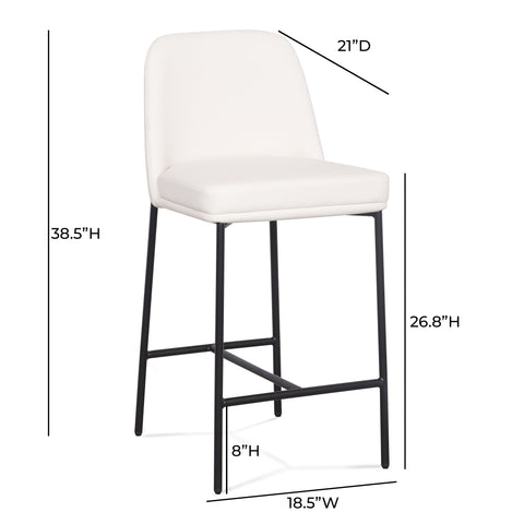 Beatrice Valois Performance Vegan Leather Counter Stool - Set of 2 - image 8