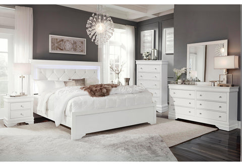 Amber White KING BED