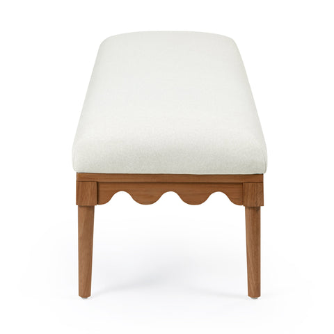 Sabine Provence 56.5" Performance Vegan Mohair Bench - image 4
