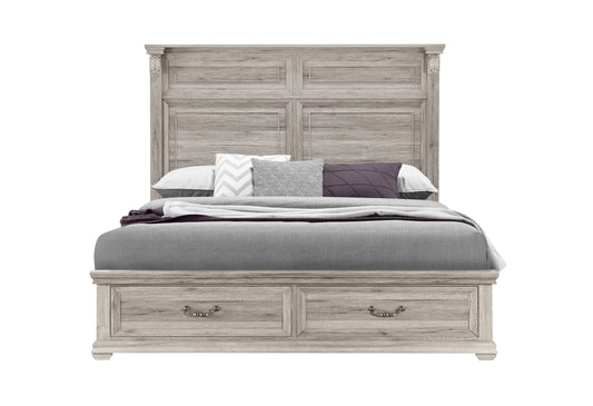 Alex Natural Storage,Tatum Natural Panel Bed FULL BED STORAGE