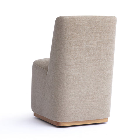 Amelie Orleans Performance Fabric Rolling Dining Chair - image 4