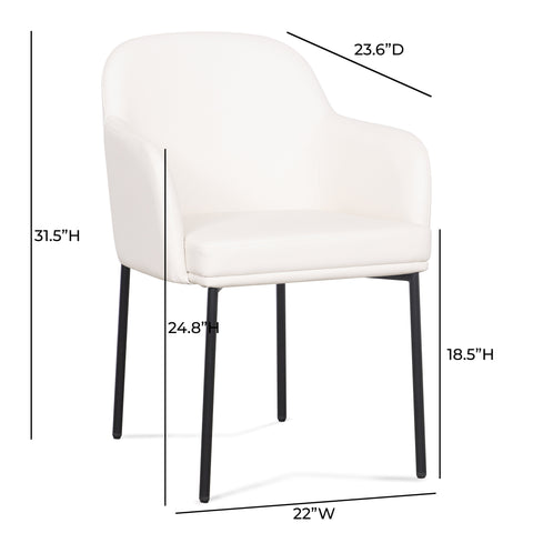 Beatrice Valois Performance Vegan Leather Armchair - Set of 2 - image 7