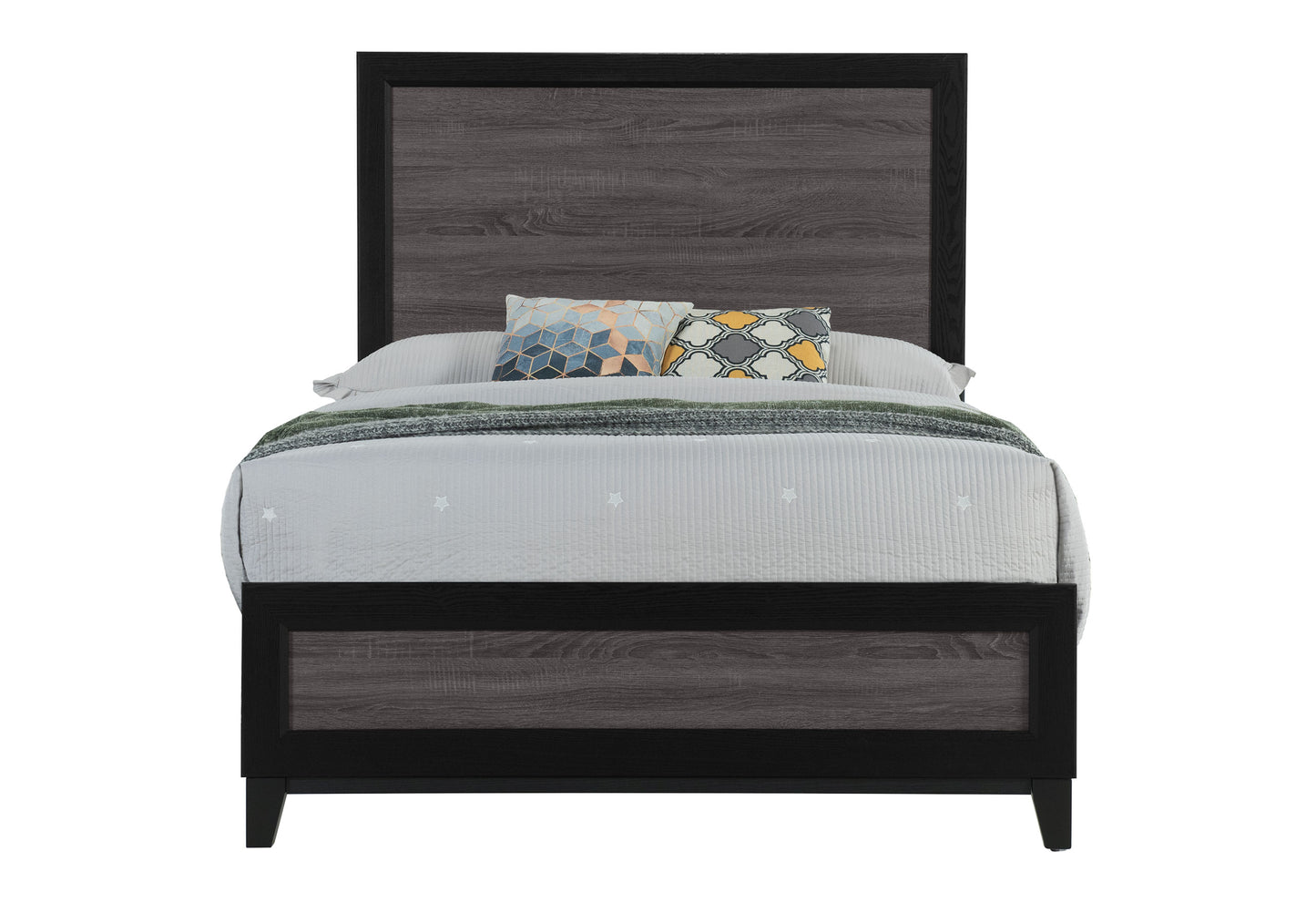 anthony grey/black full bed group
