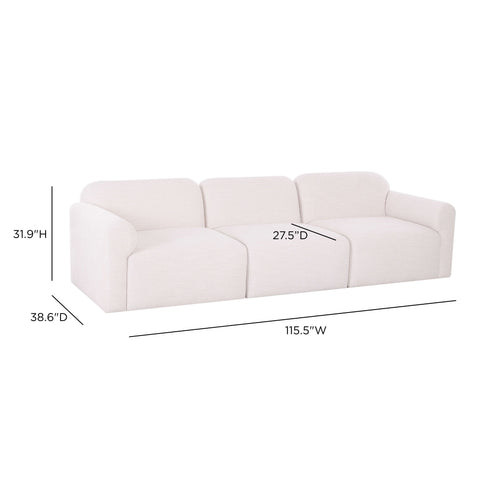 Leonie Laurent 116" Modular Sofa - image 5
