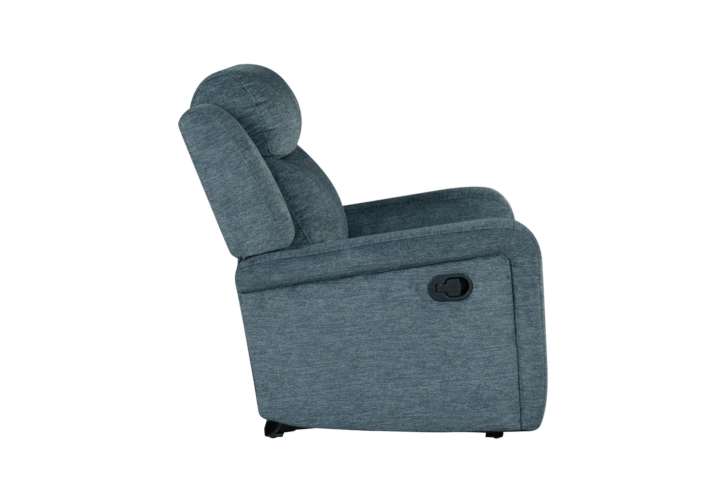 dana dark grey glider recliner