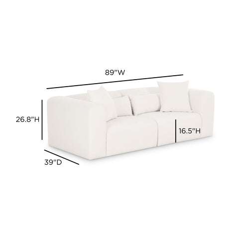 Juliette Valois 86" Modular Loveseat - image 5