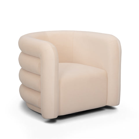 Noemie Como Performance Velvet Swivel Accent Chair - image 1