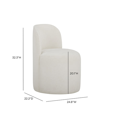 Amelie Rivoli Round Back Performance Chenille Dining Chair - image 7