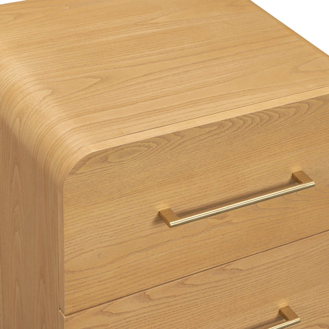 Estelle Navarre 22" Ash 2-Drawer Nightstand - image 4