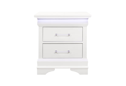James White NIGHTSTAND WITH LED