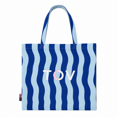 MaisonDon't Be Boring Striped Tote Bag - image 2