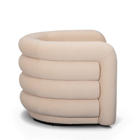 Noemie Como Performance Velvet Swivel Accent Chair - image 4