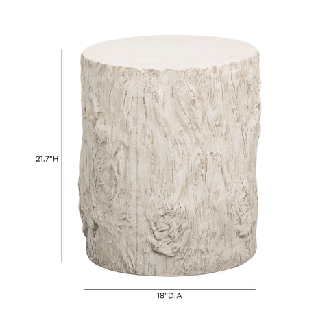 Beatrice Garda Driftwood Concrete Indoor/Outdoor Side Table - image 4