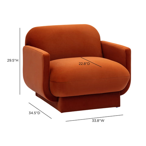 Delphine Beaumont Performance Velvet Accent Chair - image 6