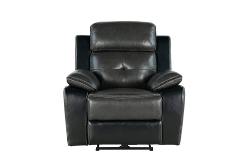 Dean Blanche Charcoal/Blanche Black Power POWER RECLINING SOFA/POWER RECLINING LOVESEAT/POWER RECLINER