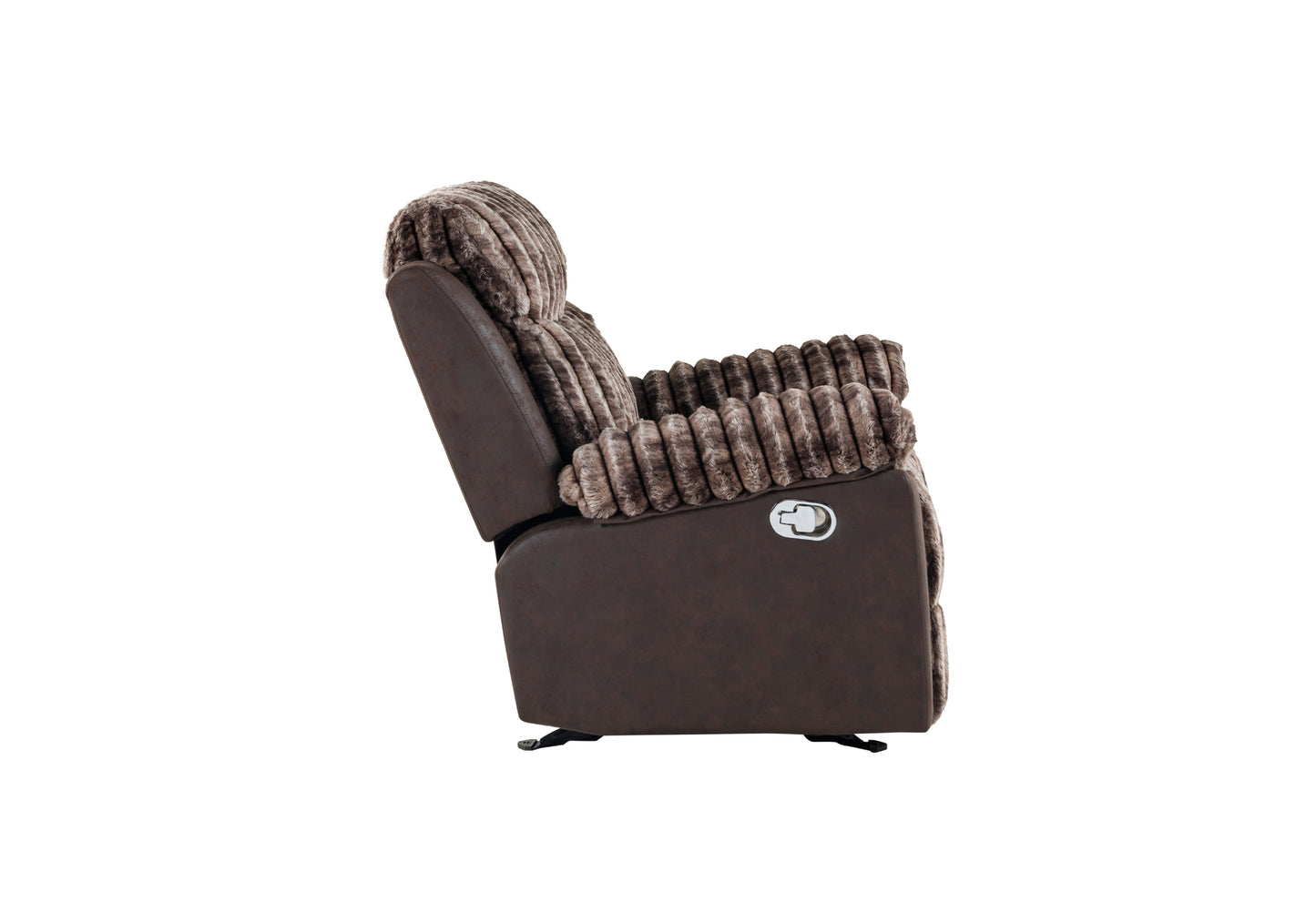 dakota brown glider recliner
