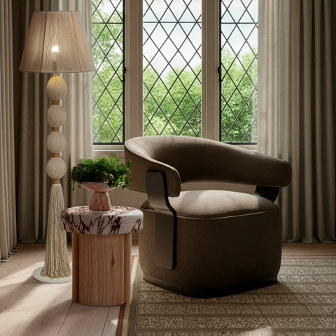 Noemie Montrose Performance Swivel Accent Chair - image 2