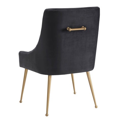 Solene Beaumont Performance Velvet Dining Chair - image 4