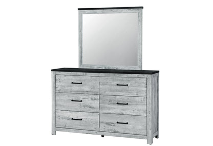 Amir Grey Wash/Charcoal DRESSER