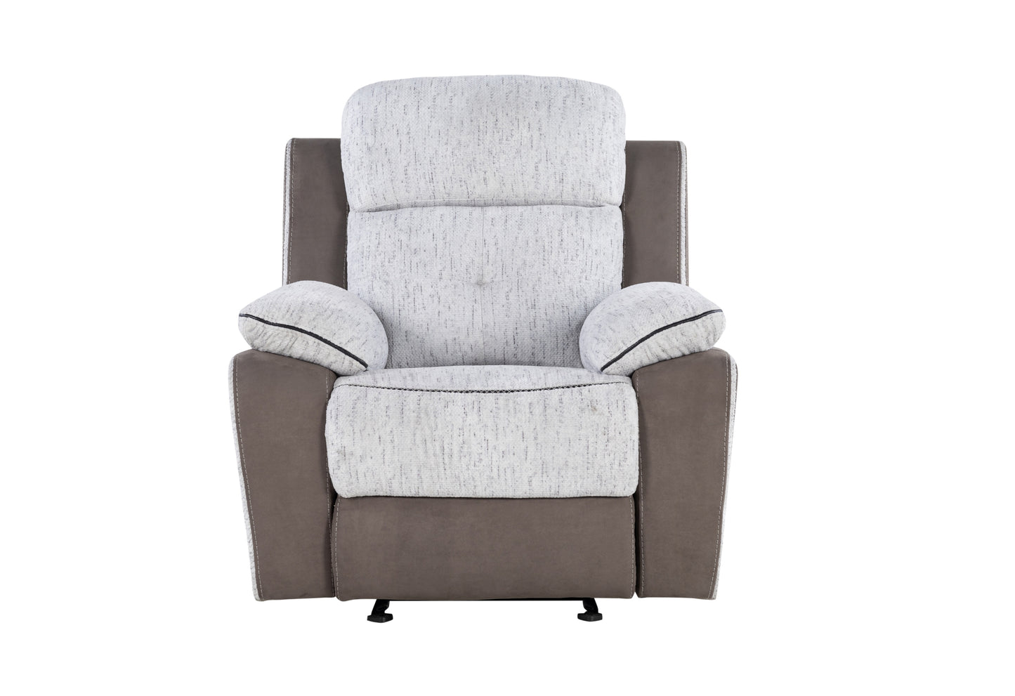 dean bryson grey glider recliner