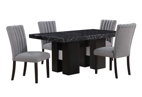 Vanna Grey DINING TABLE + 4 DC