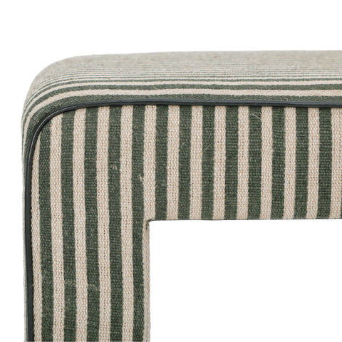 Giselle Castaigne Square Cotton Jute Ottoman - image 4