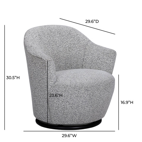 Delphine StClair Swivel Accent Chair - image 7