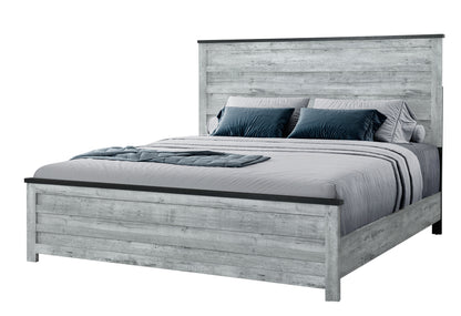 Amir Grey Wash/Charcoal FULL BED GROUP