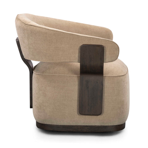 Noemie Montrose Performance Swivel Accent Chair - image 4