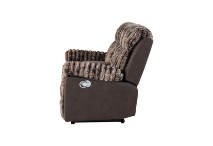 Dakota Brown CONSOLE RECLINING LOVESEAT