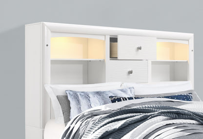 Bianca White QUEEN BED