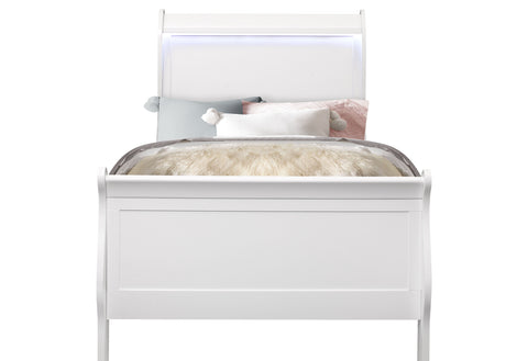 James White Youth TWIN BED, DRESSER, MIRROR AND NIGHTSTAND