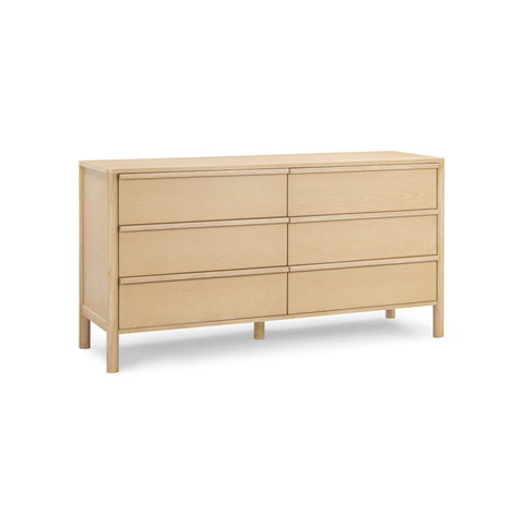 Delphine Versailles 62" Ash 6-Drawer Dresser - image 2