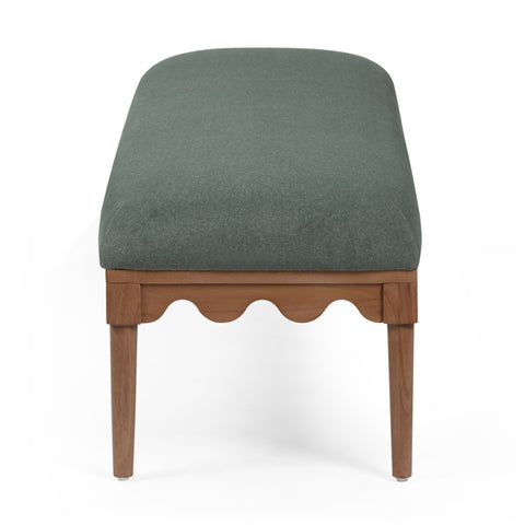 Sabine Provence 56.5" Performance Vegan Mohair Bench - image 4