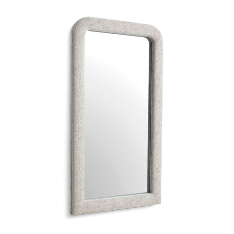 Odette Loire 43"X78" Upholstered Oversized Floor Mirror - image 2