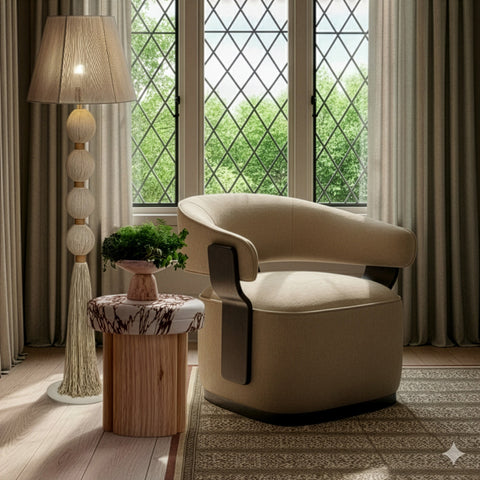 Noemie Montrose Performance Swivel Accent Chair - image 2