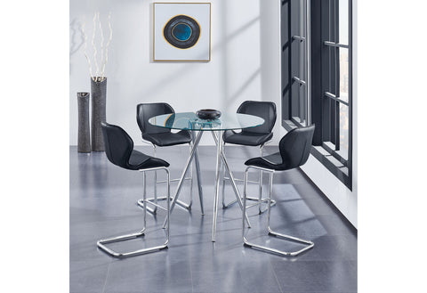 Cassandra Black BAR STOOL