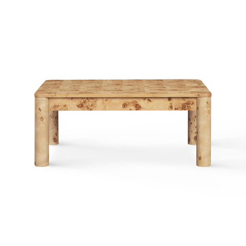 Anais Capri 39" Natural Burl Coffee Table - image 3