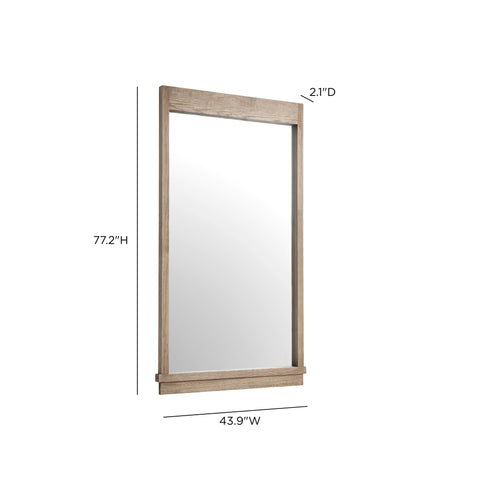 Estelle Arden 44"X77" Solid Brushed Ash Floor Mirror - image 5