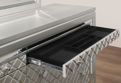 Amelia QUEEN BED GROUP WITH LED