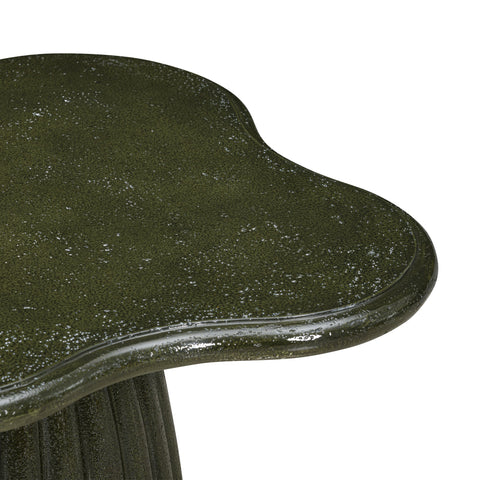 Beatrice Arden Green Concrete Indoor/Outdoor Side Table - image 4