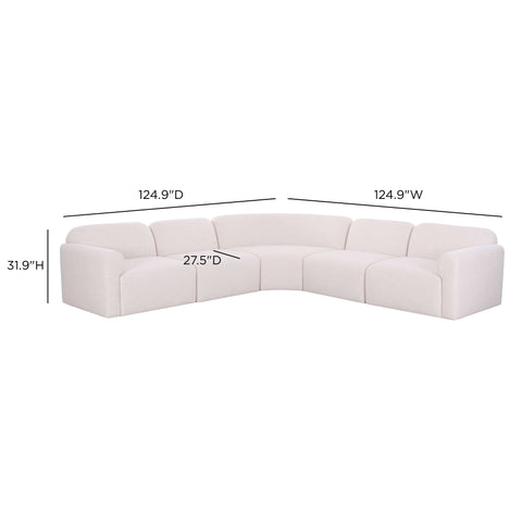 Leonie Laurent 5-Piece Modular Corner Sectional - image 4