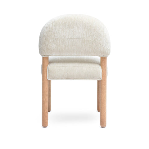 Celeste Castaigne Thick Performance Chenille Arched Back Dining Chair - image 5
