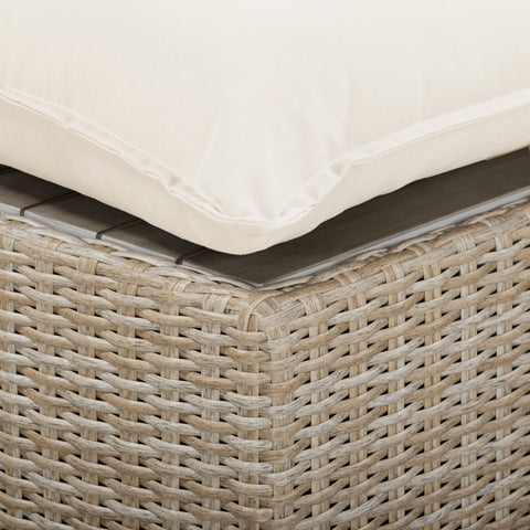Ines Castaigne 4-Piece Performance Fabric &amp; Wicker Outdoor Sectional - image 6