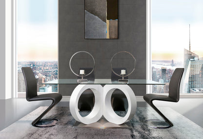 Jordan Black DINING TABLE + 4 DC