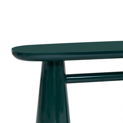Giselle Beaumont 50" Glossy Lacquer Console Table - image 5