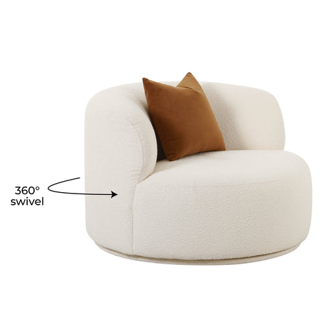 Delphine Garda Swivel Accent Chair - image 6