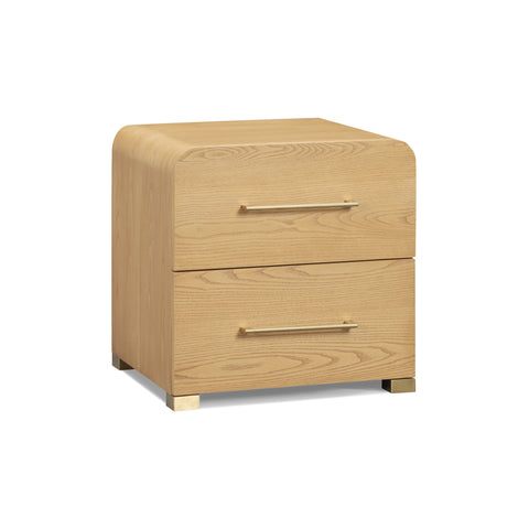 Estelle Navarre 22" Ash 2-Drawer Nightstand - image 2