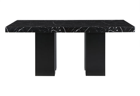 Vanna Black DINING TABLE + 4 DC