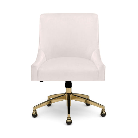Solene Beaumont Performance Velvet Office Swivel Chair - image 1